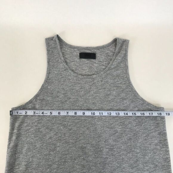 KITH Active Longline Tank Top Women’s Large Gray Sleeveless Stretch Knit Gym - Picture 7 of 10